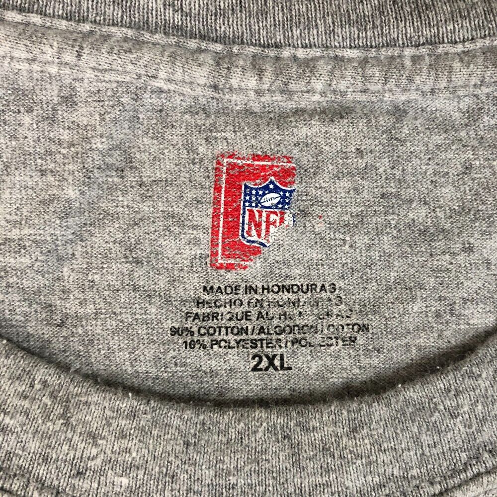 New York Giants Shirt Mens XXL Gray Football NFL Sportswear Champions Logo Tee - Picture 3 of 6